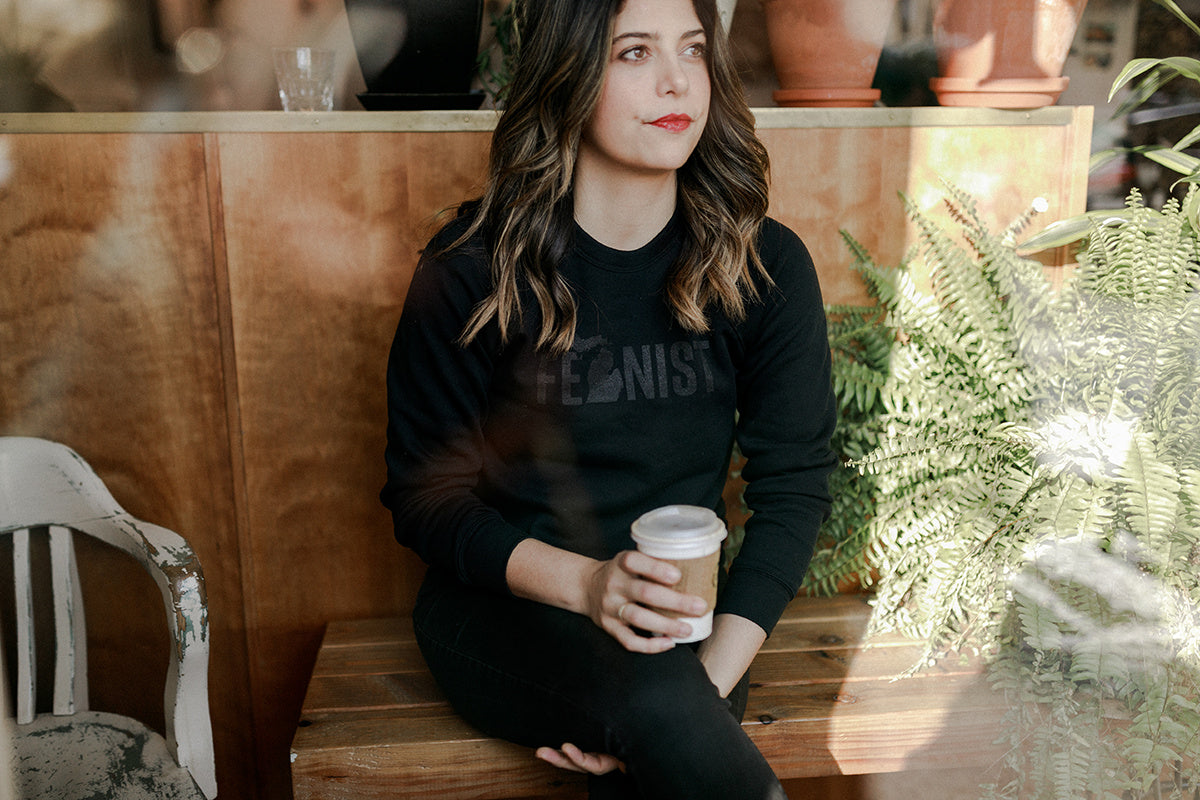 Michigan Fem Crewneck Sweatshirt