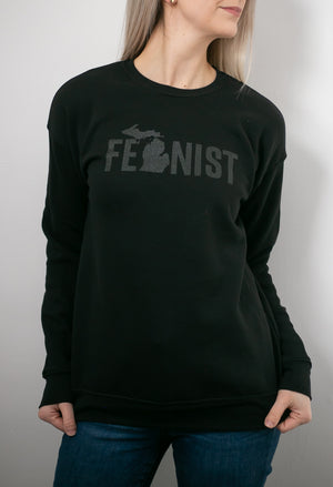 Michigan Fem Crewneck Sweatshirt