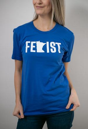 MnFem Blue Unisex Tee