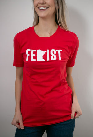 MnFem Red Unisex Tee