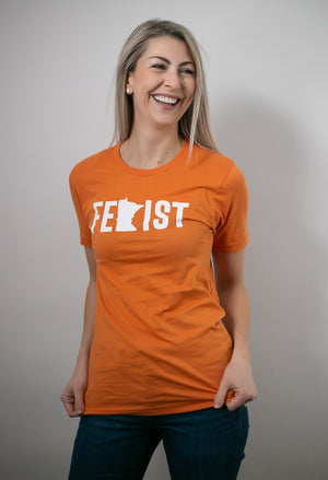 MnFem Orange Unisex Tee