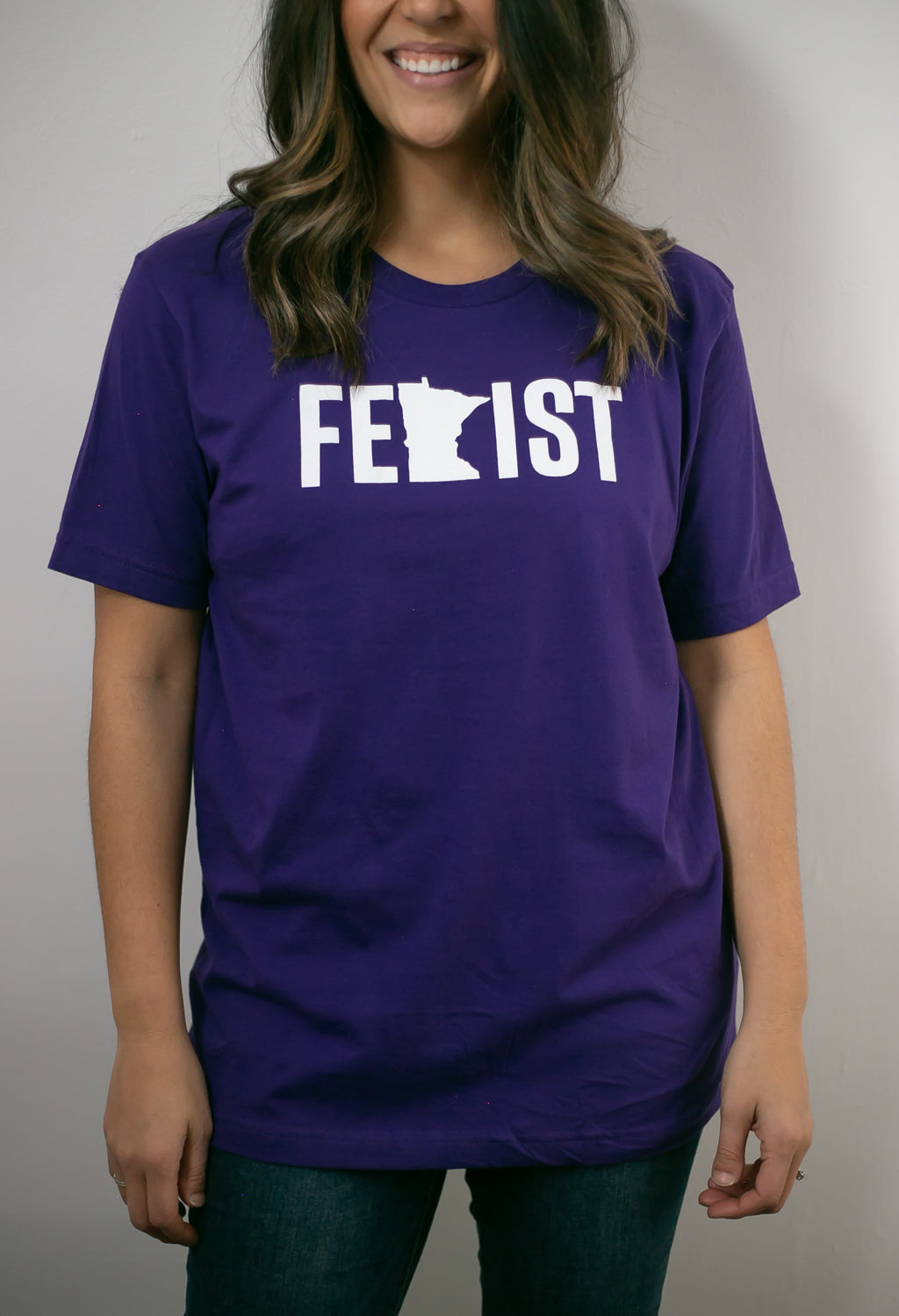 MnFem Purple Unisex Tee