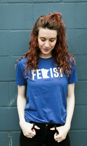 MnFem Blue Unisex Tee