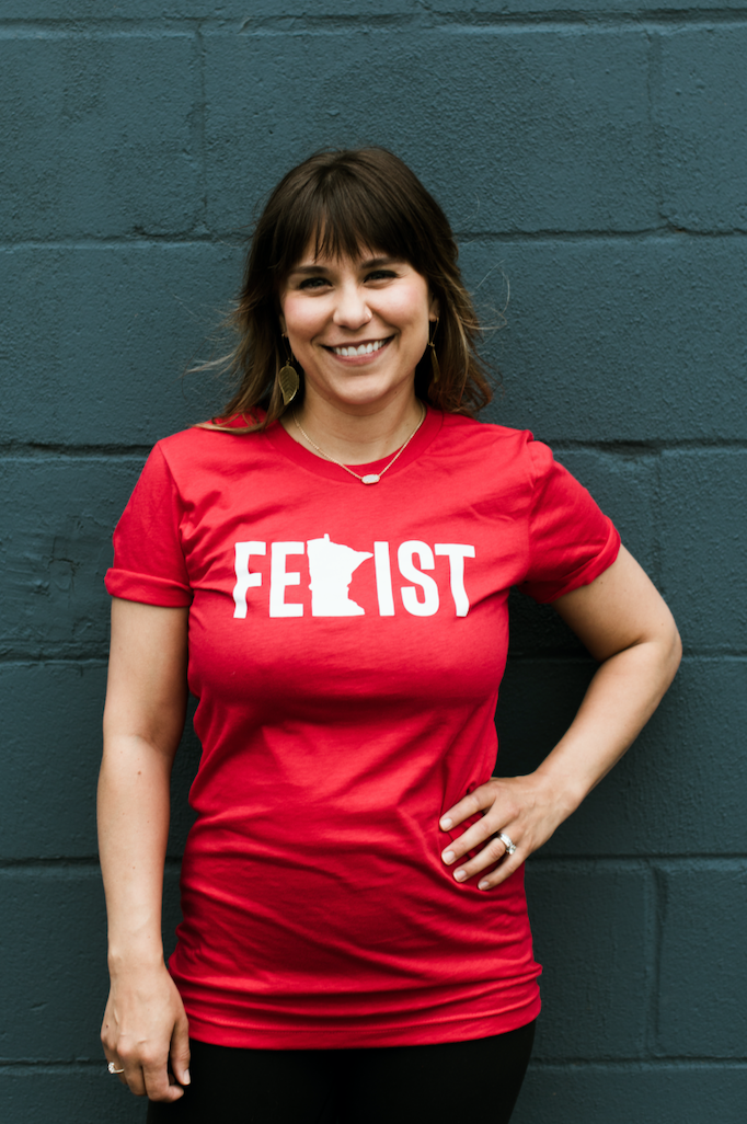 MnFem Red Unisex Tee