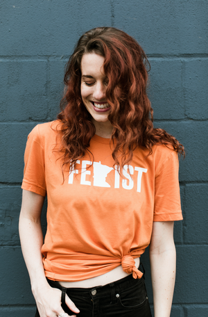 MnFem Orange Unisex Tee