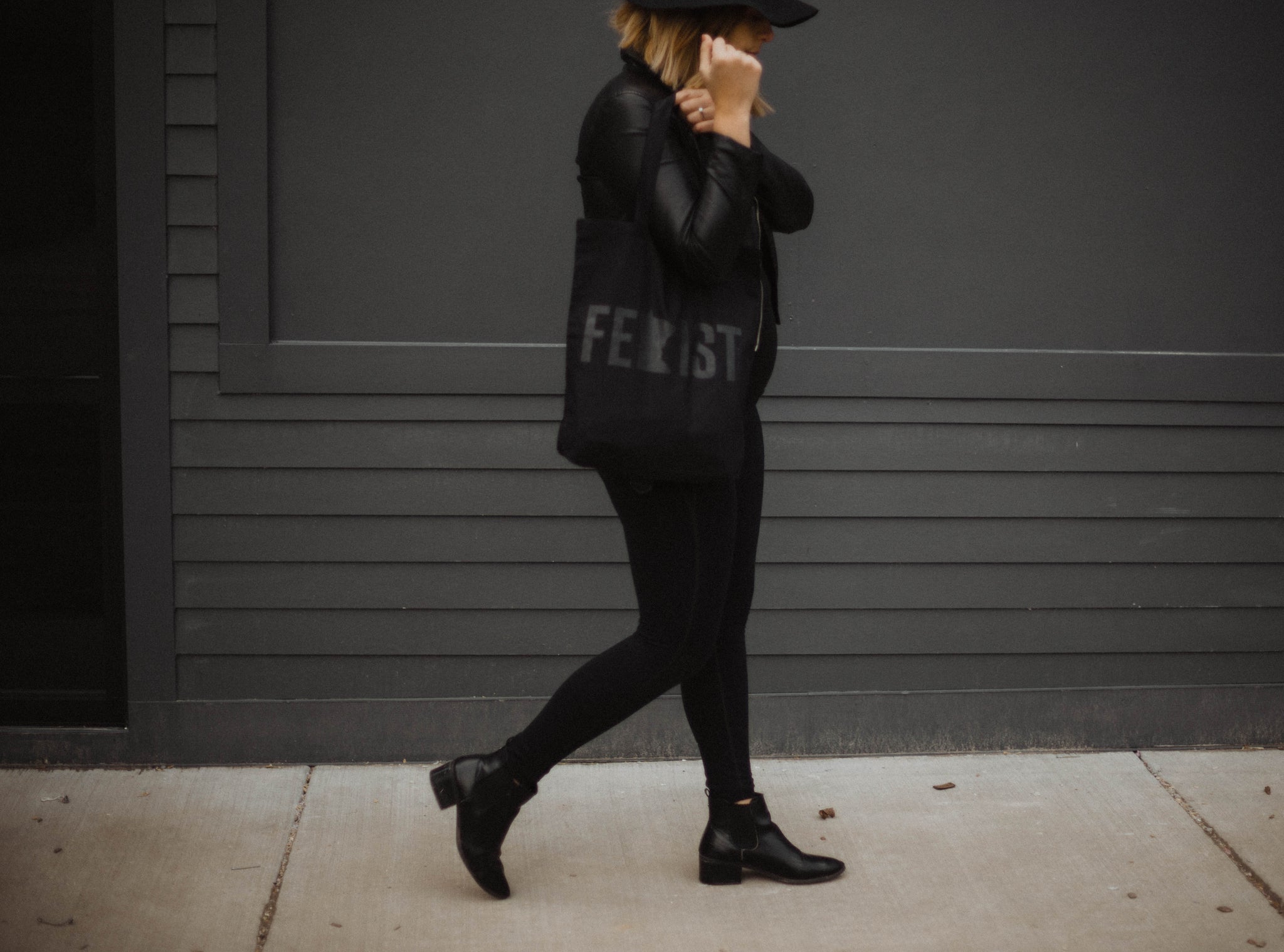 MnFem Black Tote